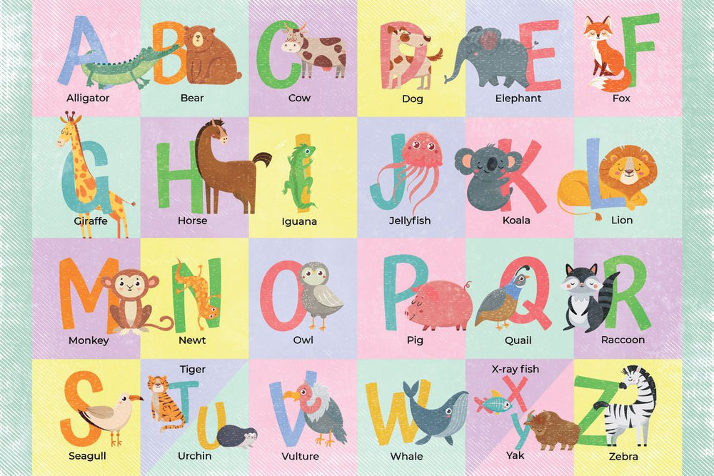 Animal Alphabet Chart Animal Alphabet Chart