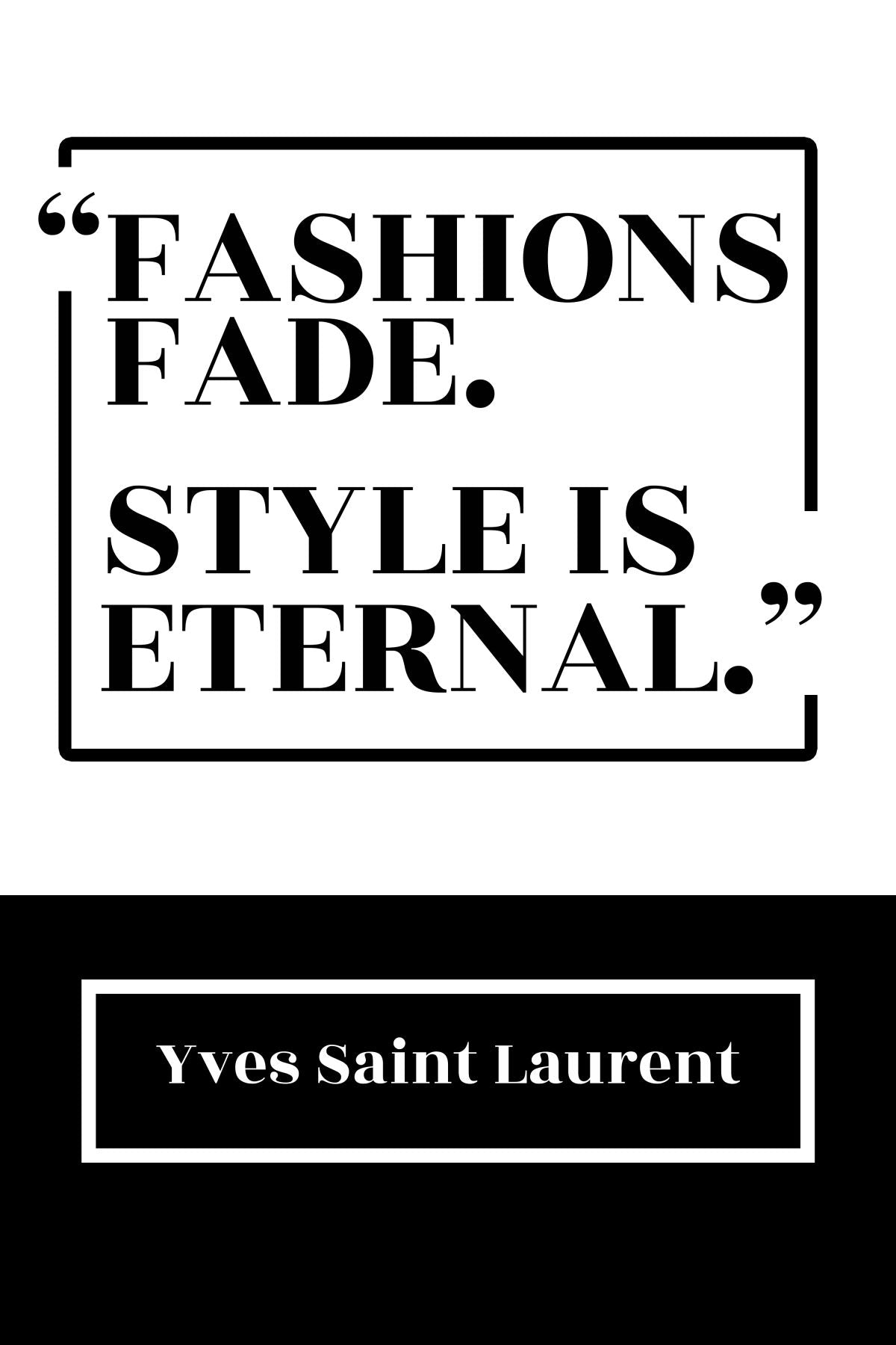 Style Is Eternal