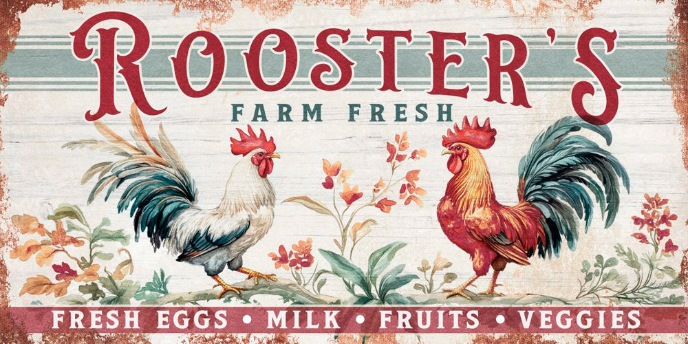 Rooster's Farm Fresh Sign