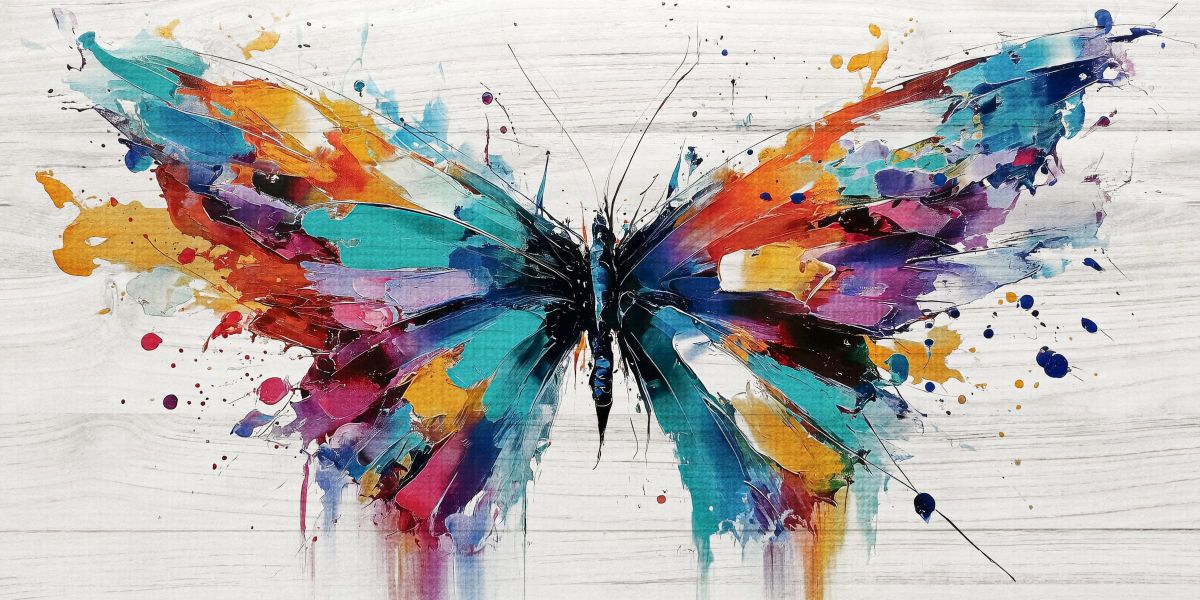 Bright Winged Butterfly