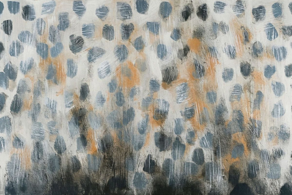 Modern Expressionist Dot Painting
