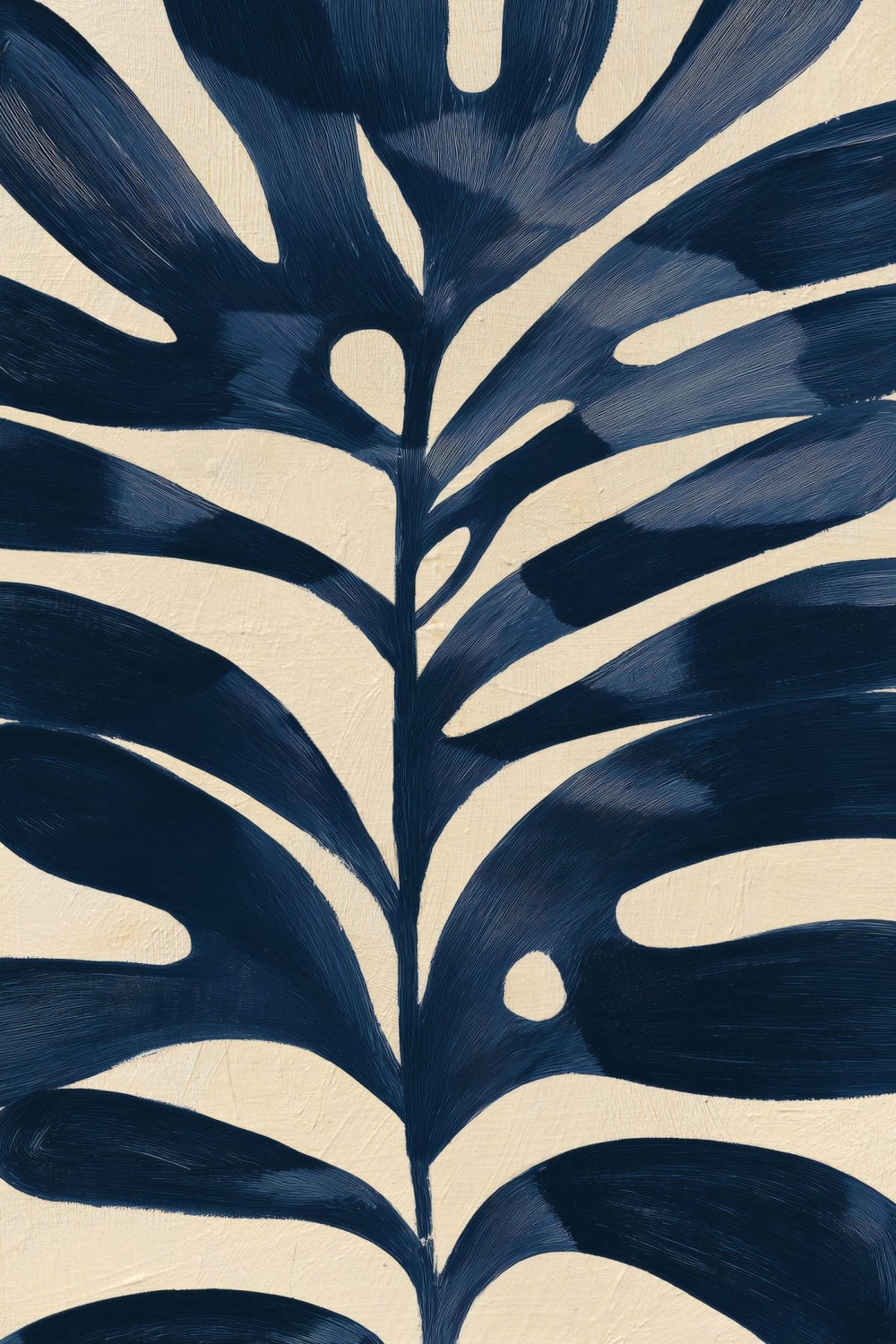 Deep Blue Leaf
